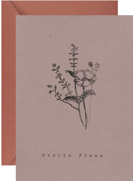Kartka roślinna Gratia Plena